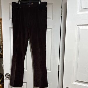 Izod Men's Dark Brown Corduroy Pants